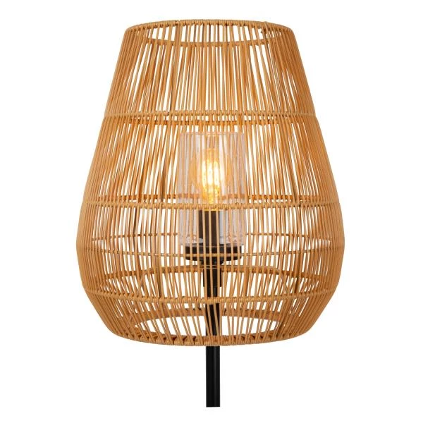 Lucide NERIDA - Lámpara de suelo Dentro/Fuera - Ø 35 cm - 1xE27 - IP44 - Natural - detalle 1
